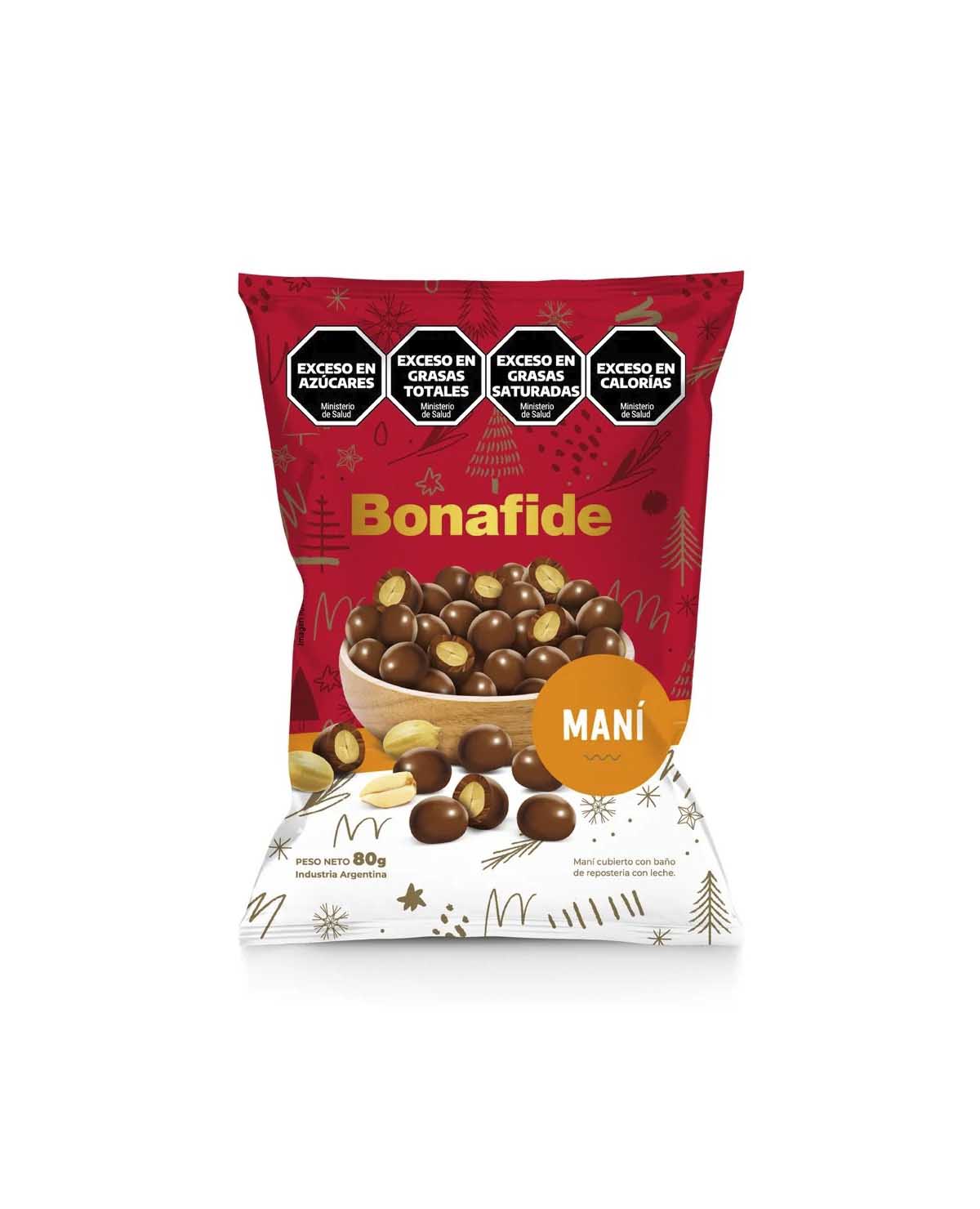 Mani Con Chocolate Bonafide x 80 Gr